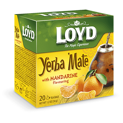 תה ג'רבה מטה בטעם מנדרין לויד 20 שקיות תה פירמידה - LOYD