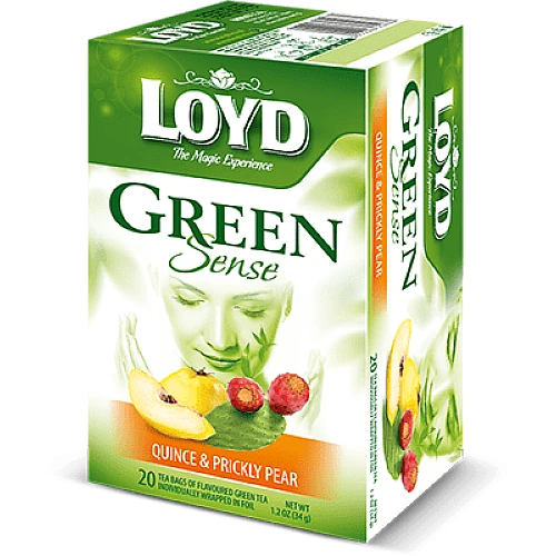 תה ירוק עם חבושים וסברס לויד 20 שקיות תה - LOYD