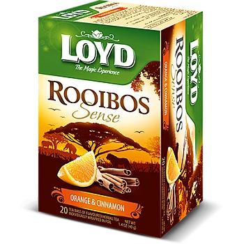 תה רויבוש בטעם תפוז וקנמון לויד 20 שקיות תה - LOYD