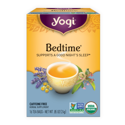 יוגי תה דבש לבנדר אורגני לפני השינה ללא קפאין 16 שקיקי - מבית Yogi Tea