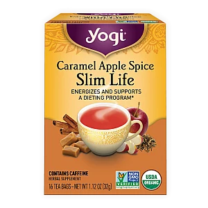 יוגי תה הרזיה קרמל תפוח 16 שקיקים - מבית Yogi Tea