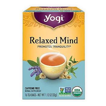 יוגי תה מוח רגוע ללא קפאין 16 שקיקים - מבית Yogi Tea