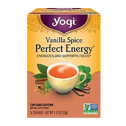 יוגי תה ממריץ תבלין וניל מכין קפאין 16 שקיקים - מבית Yogi Tea