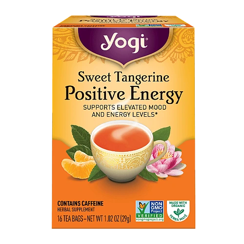 יוגי תה מנדרינה מתוקה אורגני אנרגיה חיובית 16 שקיקים - מבית Yogi Tea