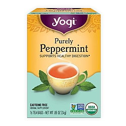 יוגי תה מנטה טהורה ללא קפאין 16 שקיקים - מבית Yogi Tea