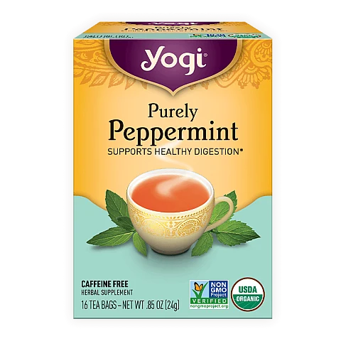 יוגי תה מנטה טהורה ללא קפאין 16 שקיקים - מבית Yogi Tea יוגי תה מנטה טהורה ללא קפאין 16 שקיקים - מבית Yogi Tea