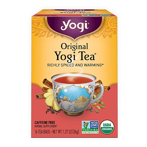יוגי תה מקורי ללא קפאין 16 שקיקים - מבית Yogi Tea יוגי תה מקורי ללא קפאין 16 שקיקים - מבית Yogi Tea