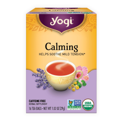 יוגי תה נרגע טבעי ללא קפאין 16 שקיקים - מבית Yogi Tea