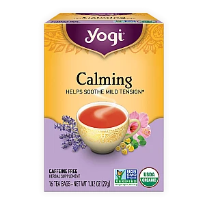 יוגי תה נרגע טבעי ללא קפאין 16 שקיקים - מבית Yogi Tea
