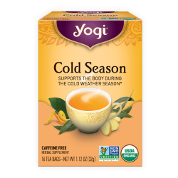 יוגי תה עונה חורף אורגני ללא קפאין 16 שקיקים - מבית Yogi Tea