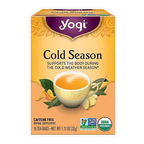 יוגי תה עונה חורף אורגני ללא קפאין 16 שקיקים - מבית Yogi Tea