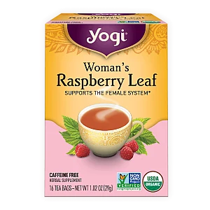 יוגי תה עלה פטל האישה ללא קפאין 16 שקיקים - מבית Yogi Tea