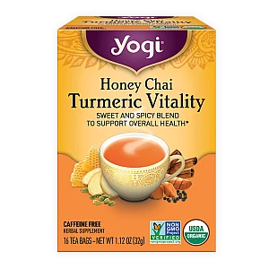 יוגי תה צ'אי דבש עם כורכום 16 שקיקים - מבית Yogi Tea