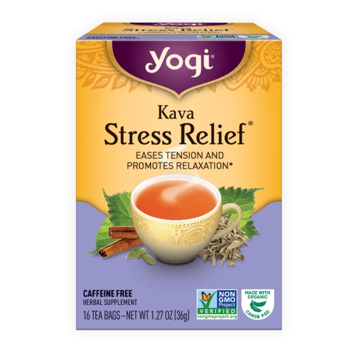 יוגי תה קווה-קווה אורגני הרגעה טבעי ללא קפאין 16 שקיקי - מבית Yogi Tea