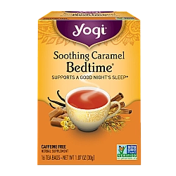 יוגי תה קרמל מרגיע לפני השינה ללא קפאין 16 שקיקים - מבית Yogi Tea