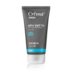 קרמה מן ג'ל לאחר גילוח לעור רגיל 150 מ"ל