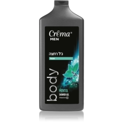 קרמה מן ג'ל רחצה לגבר מנטול 700 מ"ל