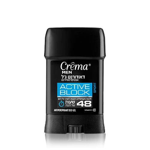 קרמה מן דאודורנט ג'ל אקטיב לגבר 75 מ"ל