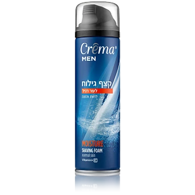 קרמה מן קצף גילוח לעור רגיל לחות 200 מ"ל