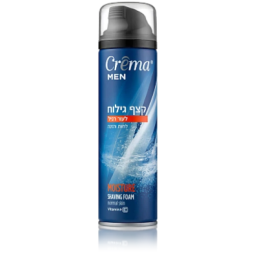 קרמה מן קצף גילוח לעור רגיל לחות 200 מ"ל