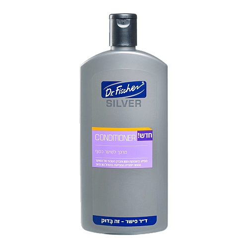 ד"ר פישר SILVER מרכך סילבר לשיער כסוף 400 מ"ל - מבית Dr. Fischer