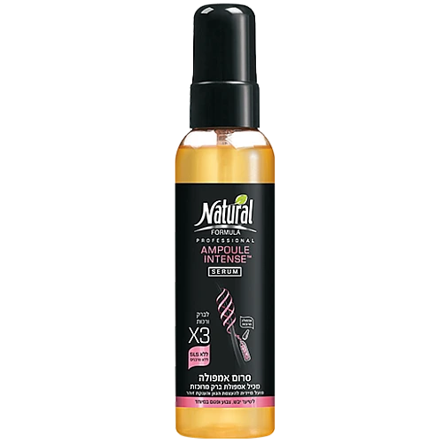 נטורל פורמולה אמפולה אינטנס סרום לשיער 145 מ"ל - מבית NATURAL FORMULA