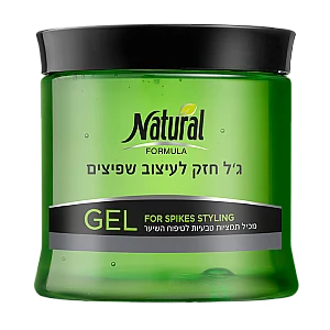 נטורל פורמולה ג'ל חזק לעיצוב שפיצים 500 מ"ל - מבית NATURAL FORMULA