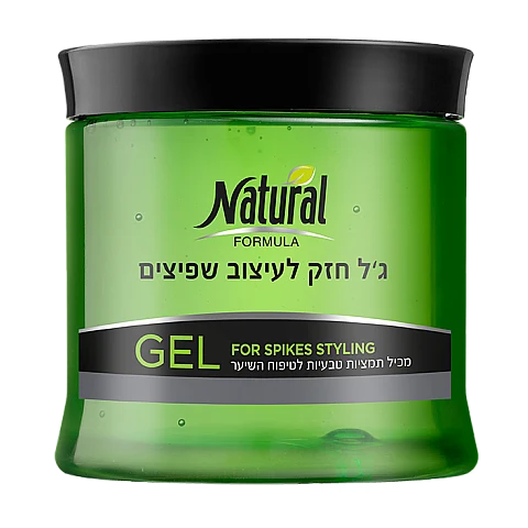 נטורל פורמולה ג'ל חזק לעיצוב שפיצים 500 מ"ל - מבית NATURAL FORMULA נטורל פורמולה ג'ל חזק לעיצוב שפיצים 500 מ"ל - מבית NATURAL FORMULA