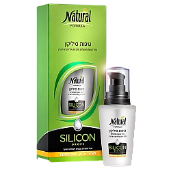נטורל פורמולה טיפות סיליקון לשיער צבוע פגום ומפוצל 30 מ"ל - מבית NATURAL FORMULA