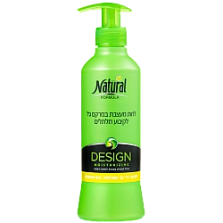 נטורל פורמולה לחות מעצבת במרקם ג'ל לקיבוע תלתלים 400 מ"ל - מבית NATURAL FORMULA