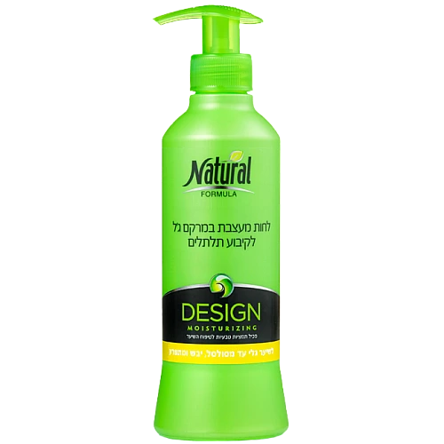 נטורל פורמולה לחות מעצבת במרקם ג'ל לקיבוע תלתלים 400 מ"ל - מבית NATURAL FORMULA