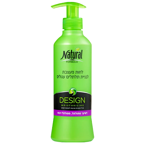 נטורל פורמולה לחות מעצבת לבניית תלתלים עגולים 400 מ"ל - מבית NATURAL FORMULA