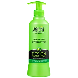 נטורל פורמולה לחות מעצבת לפתיחת תלתלים 400 מ"ל - מבית NATURAL FORMULA