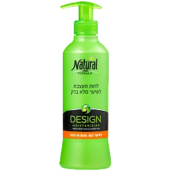 נטורל פורמולה לחות מעצבת לשיער יבש ופגום או צבוע 400 מ"ל - מבית NATURAL FORMULA