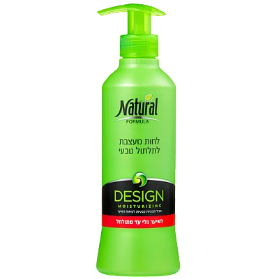 נטורל פורמולה לחות מעצבת לתלתול טבעי 400 מ"ל - מבית NATURAL FORMULA