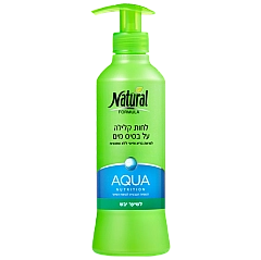 נטורל פורמולה לחות קלילה על בסיס מים לשיער יבש 400 מ"ל - מבית NATURAL FORMULA