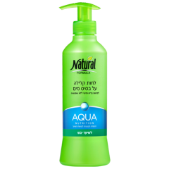 נטורל פורמולה לחות קלילה על בסיס מים לשיער יבש 400 מ"ל - מבית NATURAL FORMULA