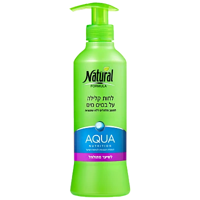 נטורל פורמולה לחות קלילה על בסיס מים לשיער מתולתל 400 מ"ל - מבית NATURAL FORMULA