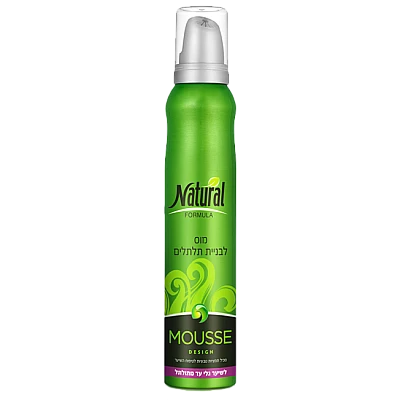 נטורל פורמולה מוס לבניית תלתלים 200 מ"ל - מבית NATURAL FORMULA