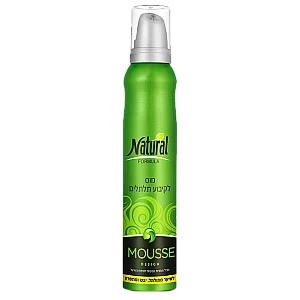 נטורל פורמולה מוס לקיבוע תלתלים 200 מ"ל - מבית NATURAL FORMULA