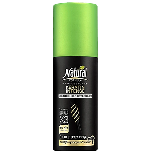 נטורל פורמולה קרם הגנה קרטין טהור אינטנס 150 מ"ל