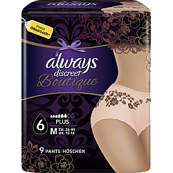 אולוויז דיסקרט תחתוני בוטיק לבריחת שתן מדיום בינוני 9 יחידות