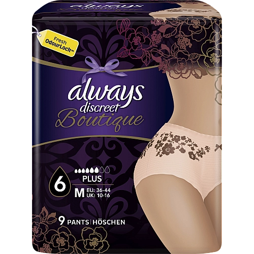 אולוויז דיסקרט תחתוני בוטיק לבריחת שתן מדיום בינוני 9 יחידות