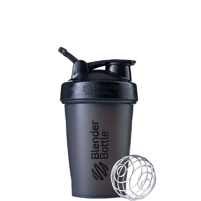 שייקר מקצועי שחור באיכות גבוהה עם קפיץ 590 מ"ל - Blender Bottle