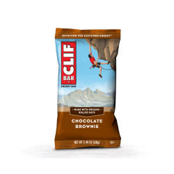 קליף בר חטיף אנרגיה אורגני - שוקולד בראוני 68 גרם - 12 יחידות - מבית CLIF Bar