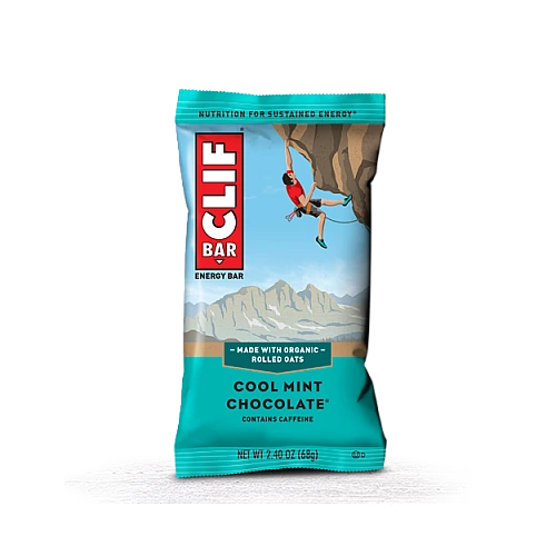 קליף בר חטיף אנרגיה אורגני - שוקולד מנטה קריר 68 גרם - 12 יחידות - מבית CLIF Bar