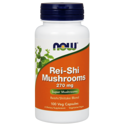 פטריית ריישי 270 מ"ל - 100 כמוסות - מבית NOW FOODS
