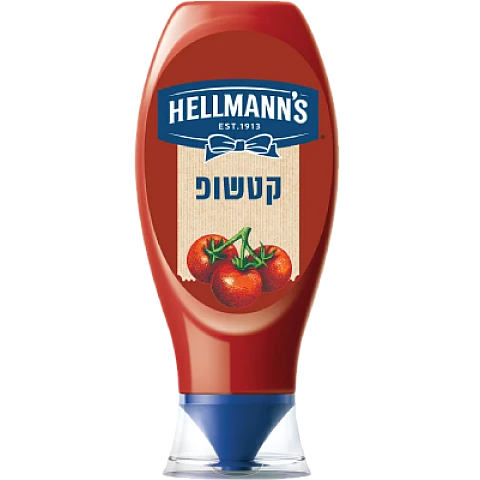 קטשופ הלמנ'ס 480 גרם - מבית HELLMANN'S