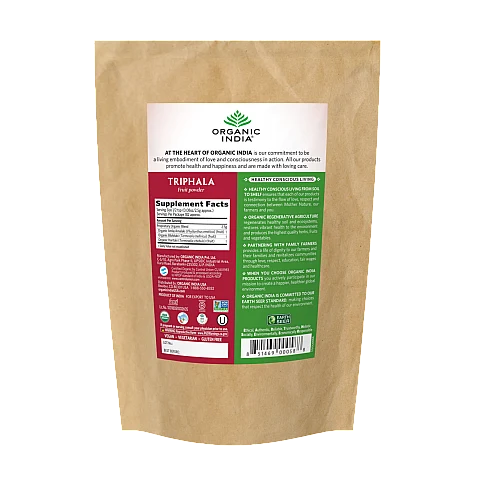 אורגניק אינדיה אבקת פירות טריפלה 454 גרם - מבית Organic India אורגניק אינדיה אבקת פירות טריפלה 454 גרם - מבית Organic India