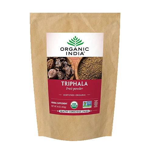 אורגניק אינדיה אבקת פירות טריפלה 454 גרם - מבית Organic India